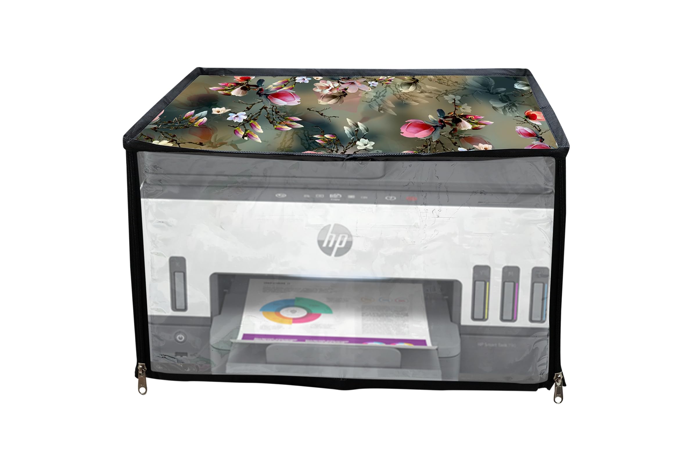 HomeStore-YEP Printer Cover for HP Smart Tank 790 WiFi Duplex Hi-Capacity Tank Printer with Zipper for Dust Protection Green Flower (B0CG558C94) Amazon Price History, Amazon Price Tracker
