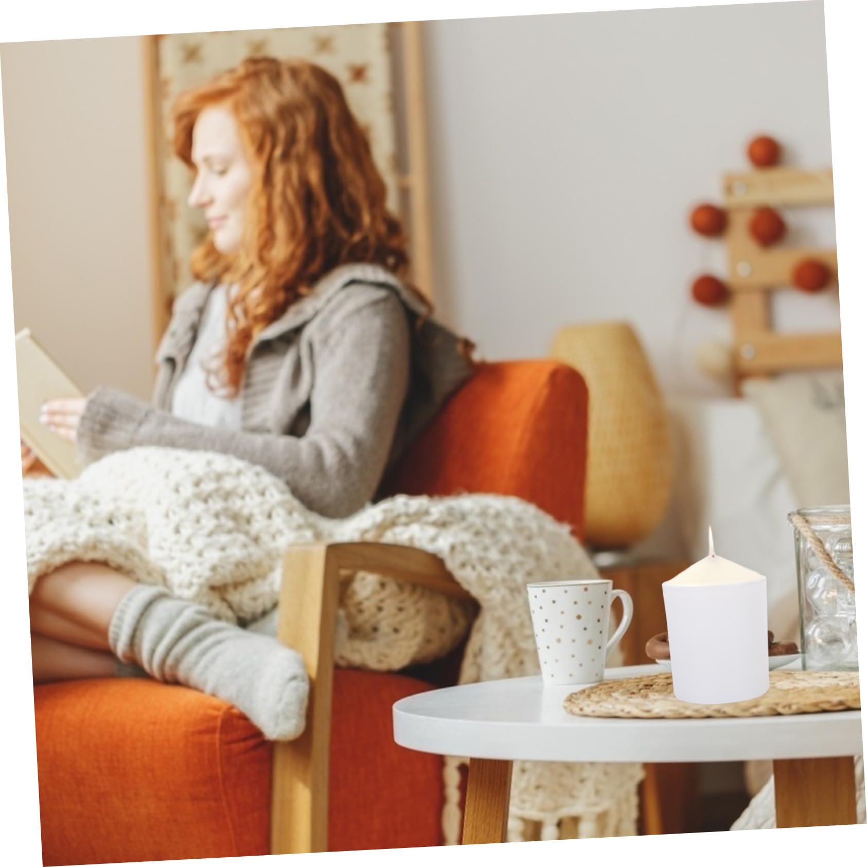 STOBOK Kerzendose 4 Stück aus Glas in Weiß mit Deckel Selbstgemacht Kerzendose für Duftkerzen und Aromatherapie Praktisches Glasgefäß für Kerzenherstellung im Schlafzimmer und Büro