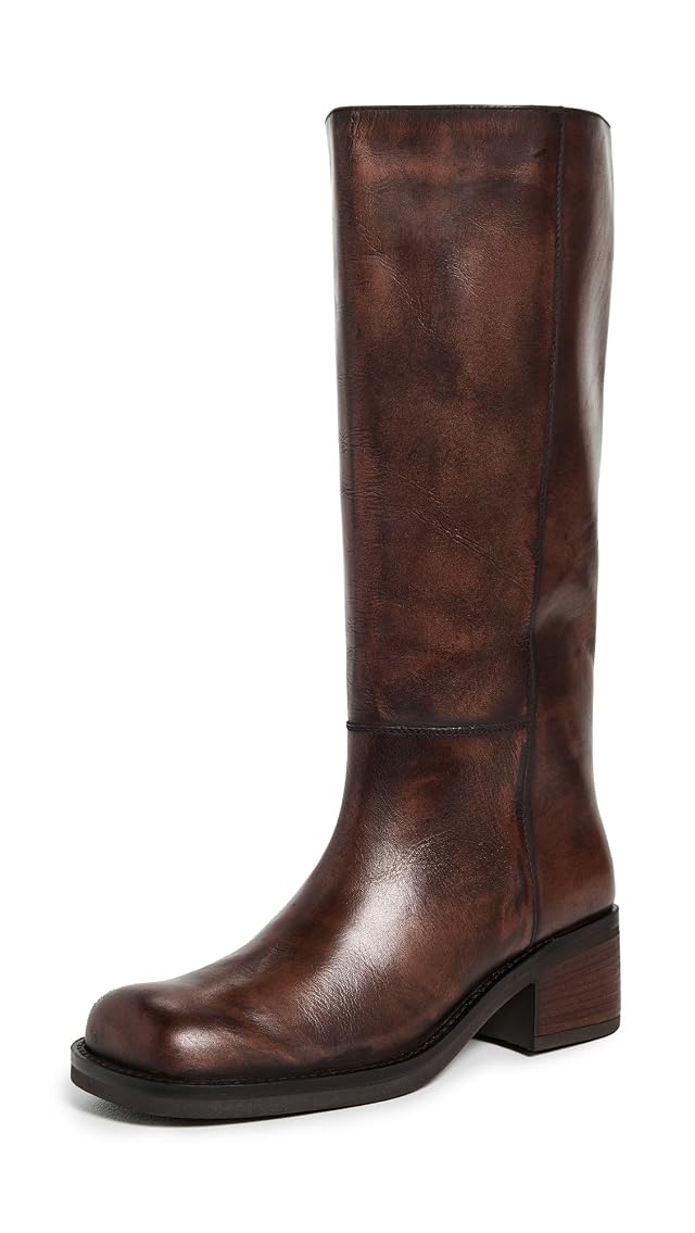Free People womens Dana Distressed Pull-on Boots