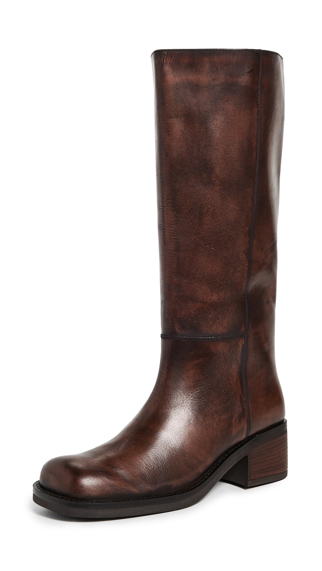 Free People womens Dana Distressed Pull-on Boots
