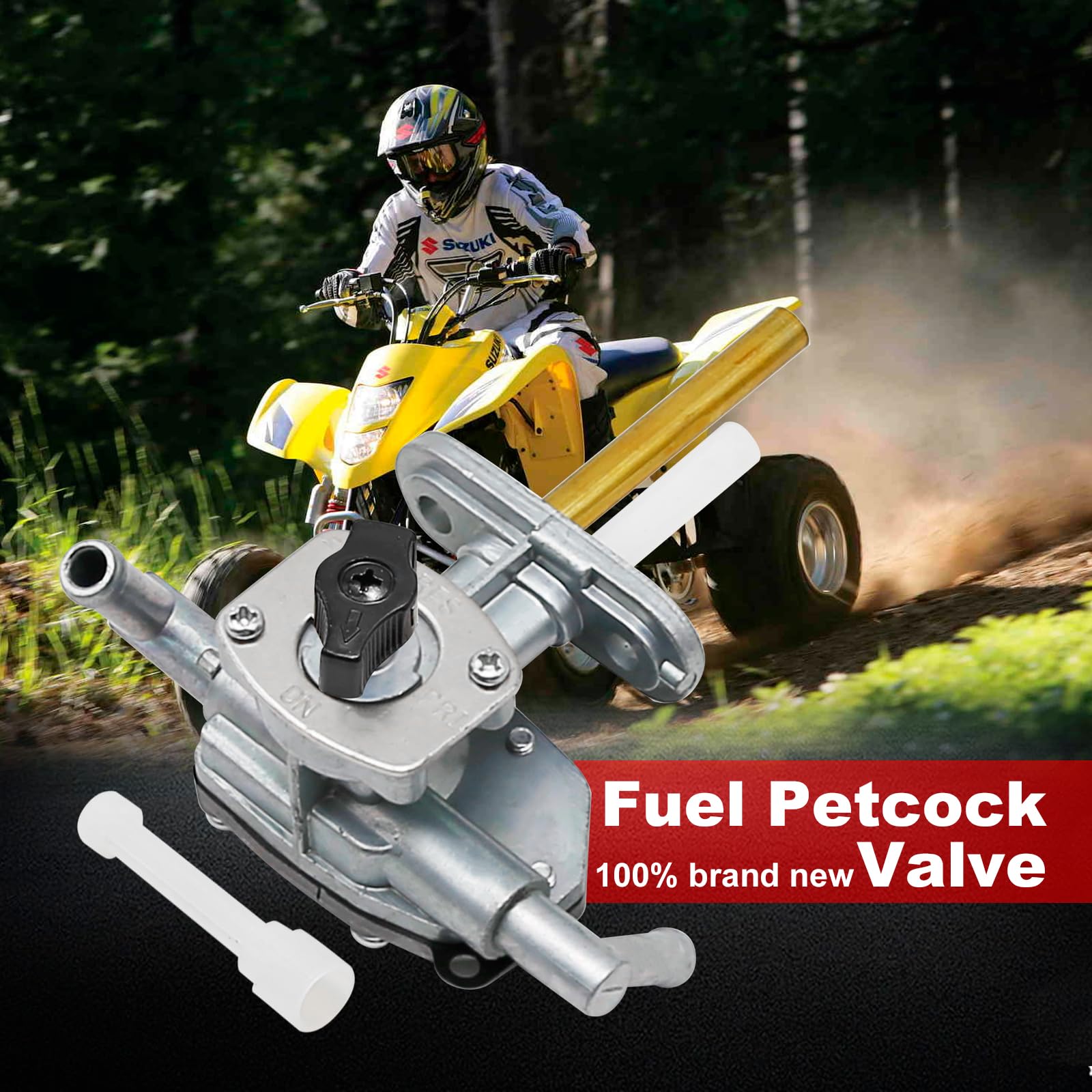 Amazon.com: Saihisday 44300-07G01 Gas Tank Fuel Cock Valve Petcock