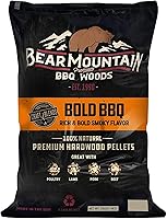 Vista 17 de Bear Mountain BBQ Premium Wood Butcher's Blend - Gránulos para ahumar, mezcla de pellets de madera dura totalmente natural para asar al aire libre