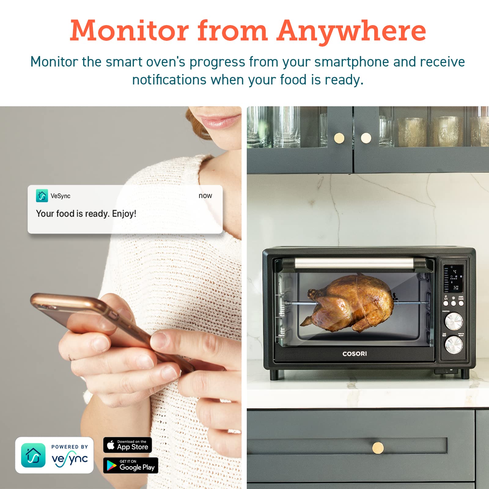 Buy COSORI Air Fryer Toaster Oven Combo 12 Functions Smart 30L Large