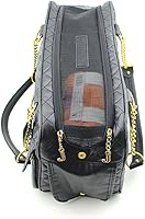 Vista 6 de B-JOY Nuevo bolso de perro para perro, bolso de mano para mascotas, con asas de doble cadena, color negro