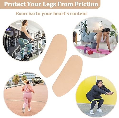 Miniatura 5 de Cinta de levantamiento de muslos, parche de fricción para prevención interior de muslos, cinta antirozaduras para la piel del muslo, parche adhesivo