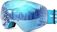 Vista 11 de Gafas de esquí para niños, gafas de esquí de nieve para niños, jóvenes, adolescentes, niños y niñas de 5 a 14 años