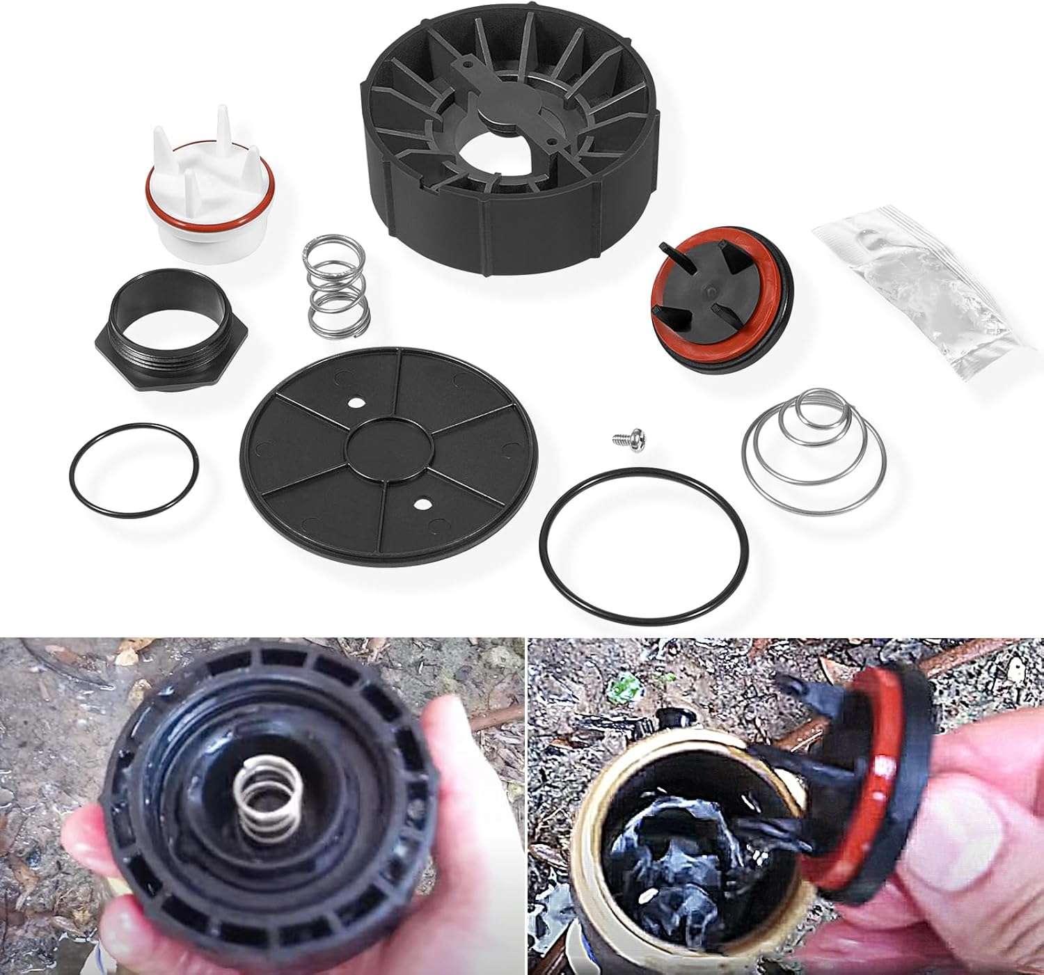Replace for Watts RK 800M4-T 0887728 Replacement Repair Kit fits for 1" 800M4 and LF800M4 Pressure Vacuum Breaker Total Repair Kit 1" Pressure Vacuum Breaker
