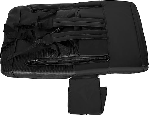 Miniatura 16 de Flash Furniture Malta - Asiento de estadio portátil para gradas o bancos, silla acolchada para estadio con correas para mochila y almacenamiento,