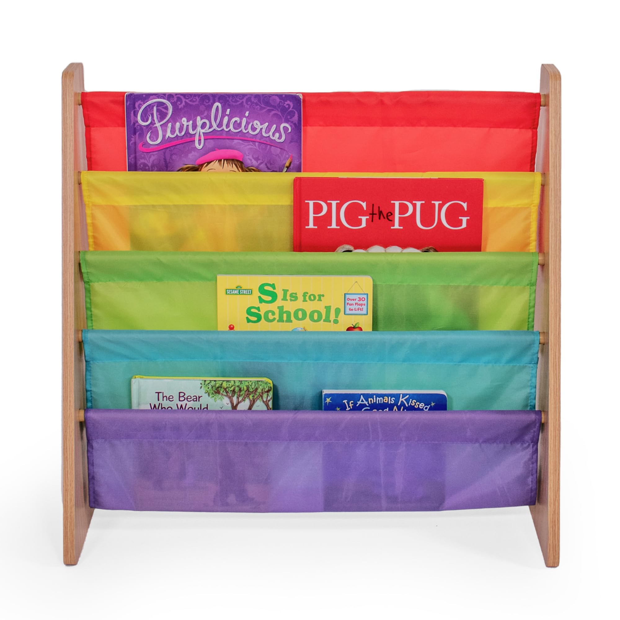 Humble Crew Kids Bookshelf, Montessori Front Facing Toddler Bookcase 4 Tier — Amazon image 19