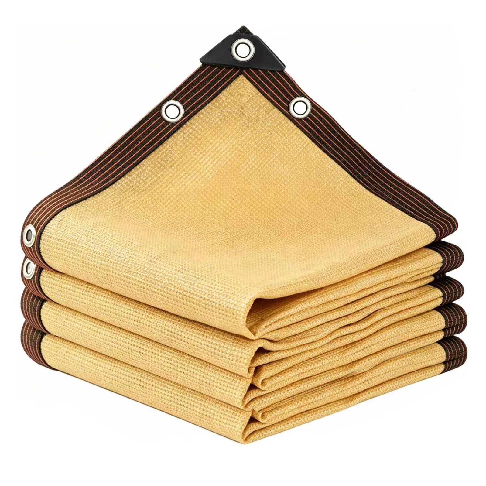 Red de Sombra, Malla Sombra 85% UV Toldo Vela de Sombra, PañO de Sombra Invernaderos Cortavientos para Cubrir con Ojales, para Invernadero/Jardín/Pérgola/Patio Césped
