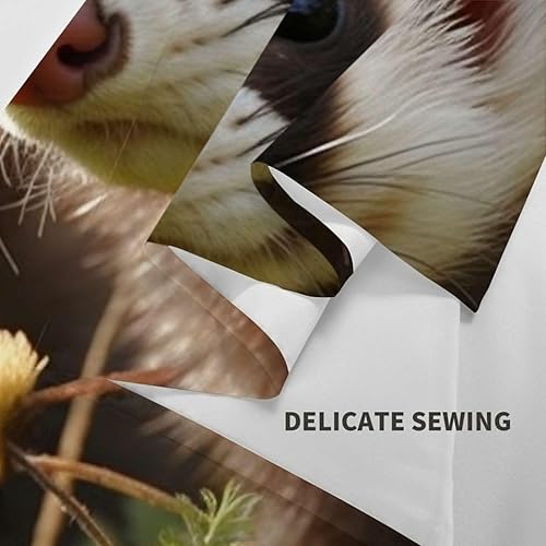 Miniatura 5 de Tapiz de hurón forrajero para colgar en la pared de la sala de estar, tapiz de pared para dormitorio, decoración de pared estética, tapices para