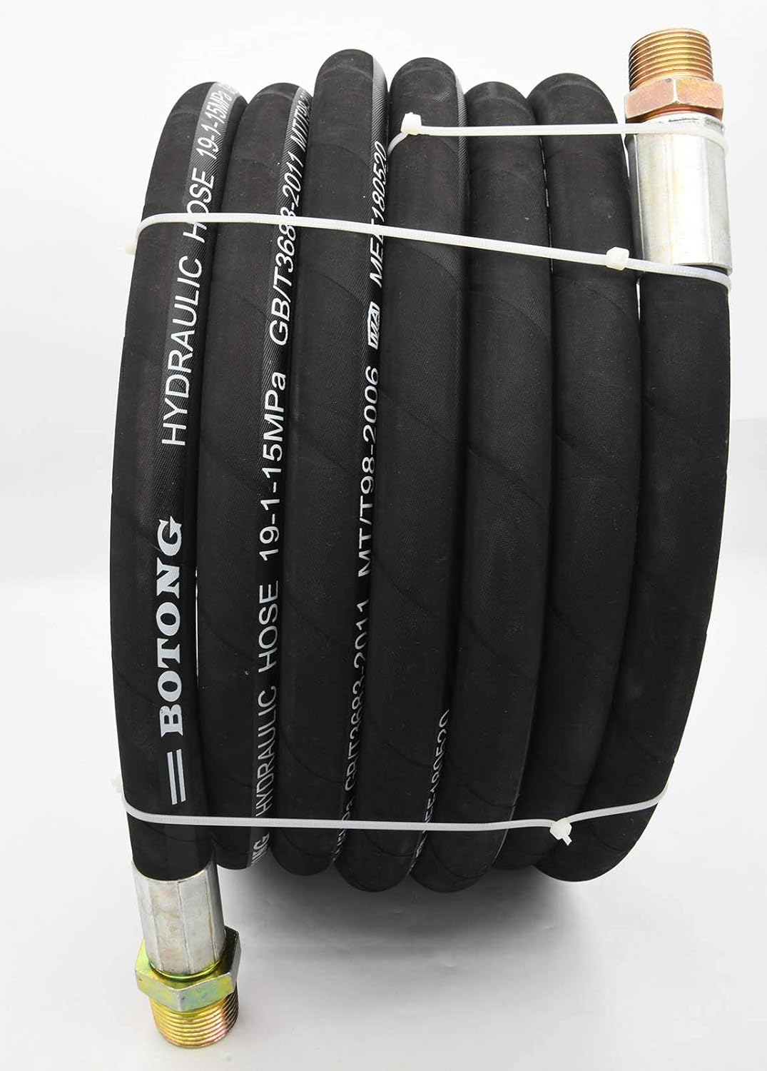 Fuel Transfer Hose 3/4 Inch 20ft,Farm Fuel Transfer Hose with Fittings for transferring Diesel, Kerosene & Gasoline by BOOTOP PIN