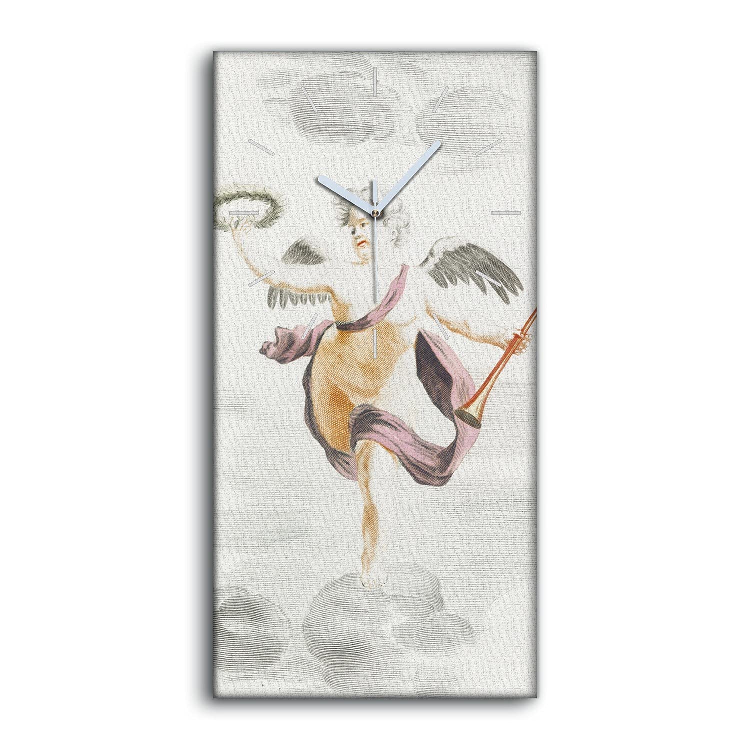 Horloge sur Toile Salon Moderne Décoration Murale Tableau Antique