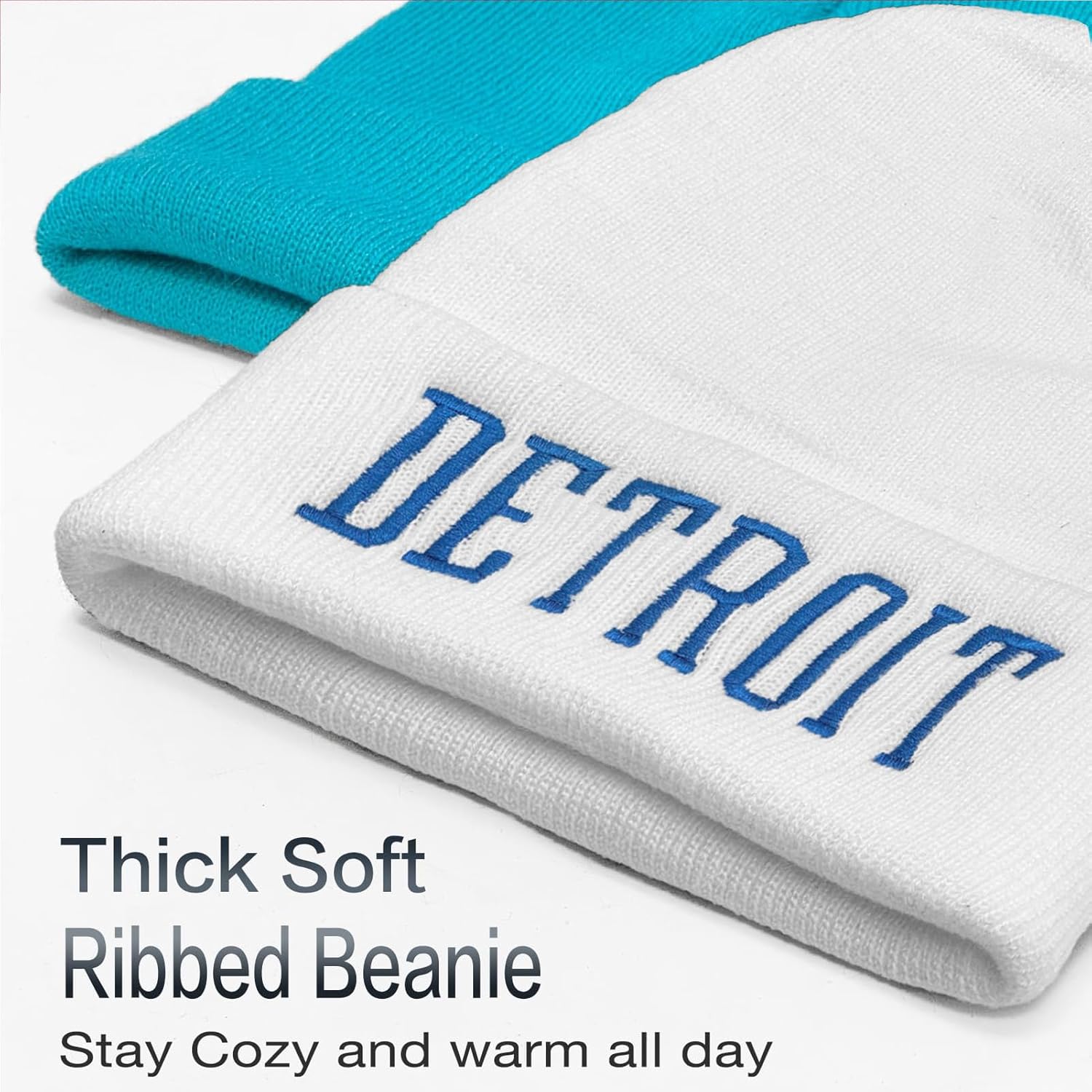 Winter Hat Cities Beanie for Men and Women Knit Cuffed Cap Perfect for Gifts - Image 2