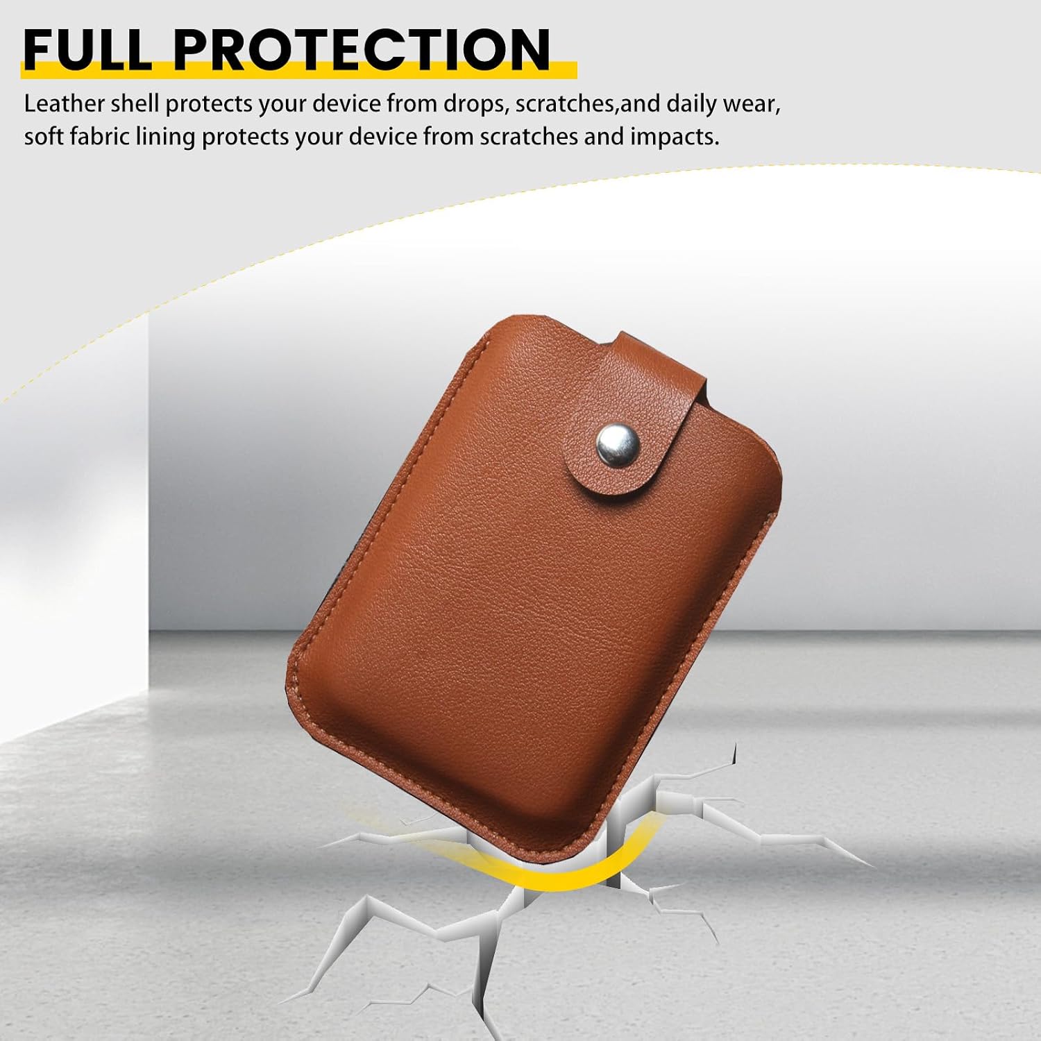 Carrying Case for GODOX C100 Transparent Viewfinder Camera, Brown