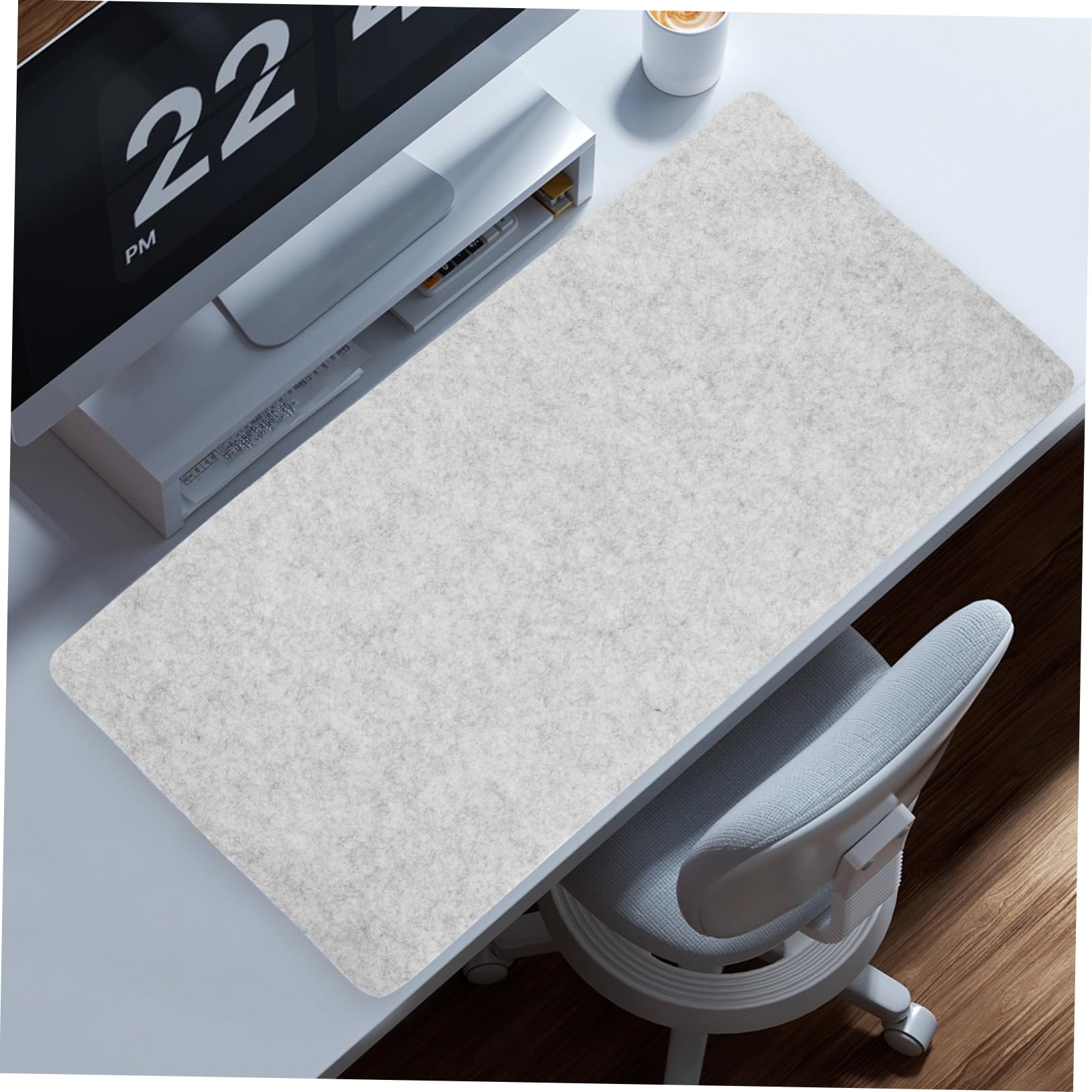 OUNONA Anti-Slip Felt Table Mat Desk Mat Desk Cushion Desktop Desk Pad