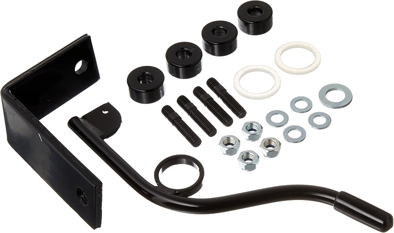 Adaptador do banco dianteiro do passageiro Smittybilt 49903 em aço preto fosco – 1 unidade