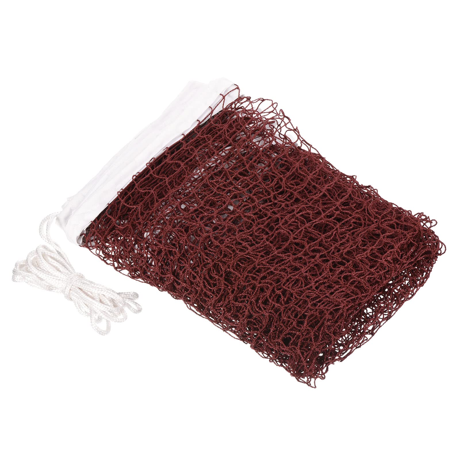 PATIKIL 20x2.5ft Badminton Net, Badminton Court Netting Replacement 0.98x0.98 Mesh with Nylon Rope for Outdoor Indoor Beach Backyard, Red-image-30