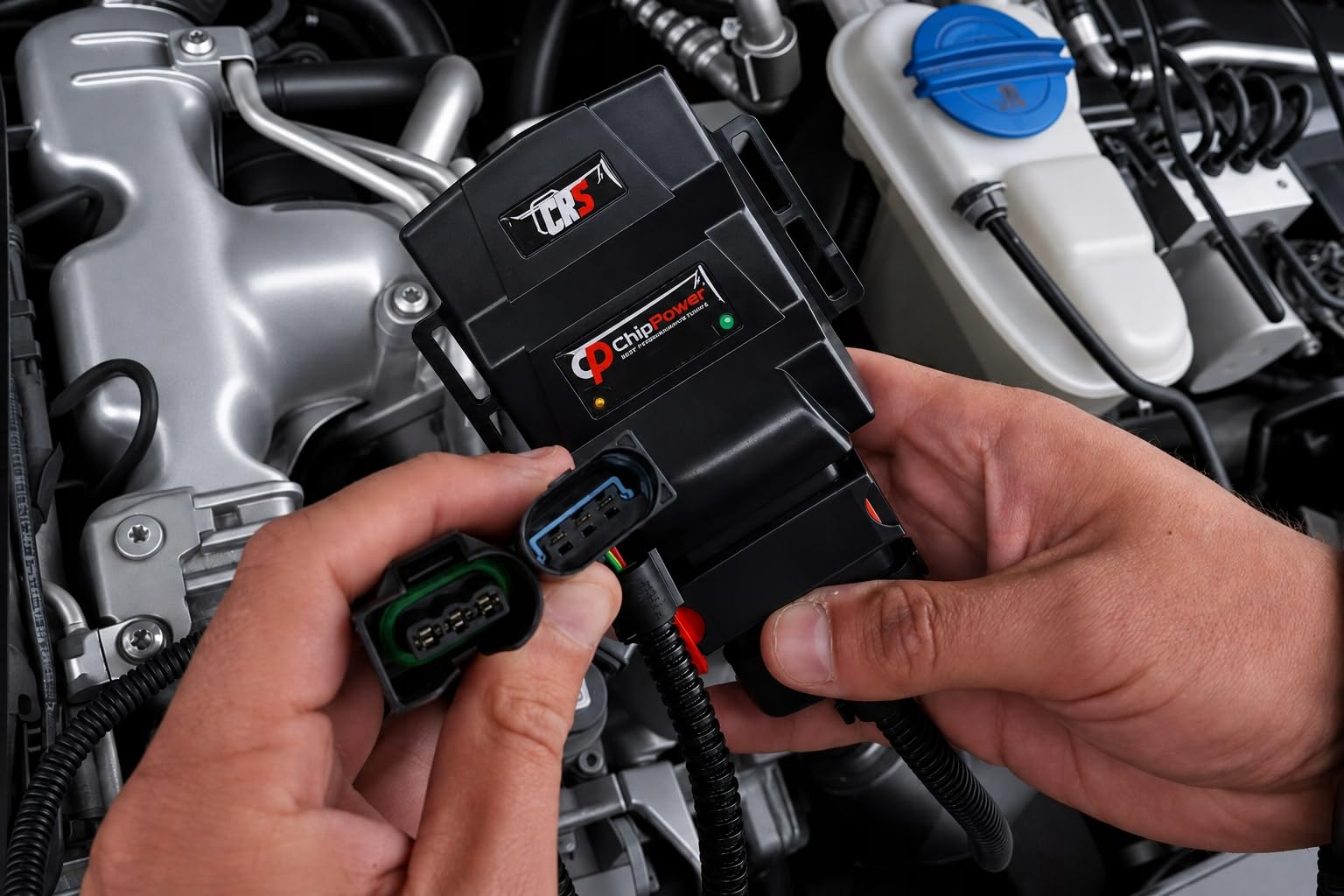Chip de Potencia CRS para Tipo (356) 1.3 D 1.6 D 2015-2020 Caja Potencia | Hasta un 30% más de potencia para Fiat Diésel Instalación sencilla sin herramienta sin modificar ECU Guía QR Plug&Play