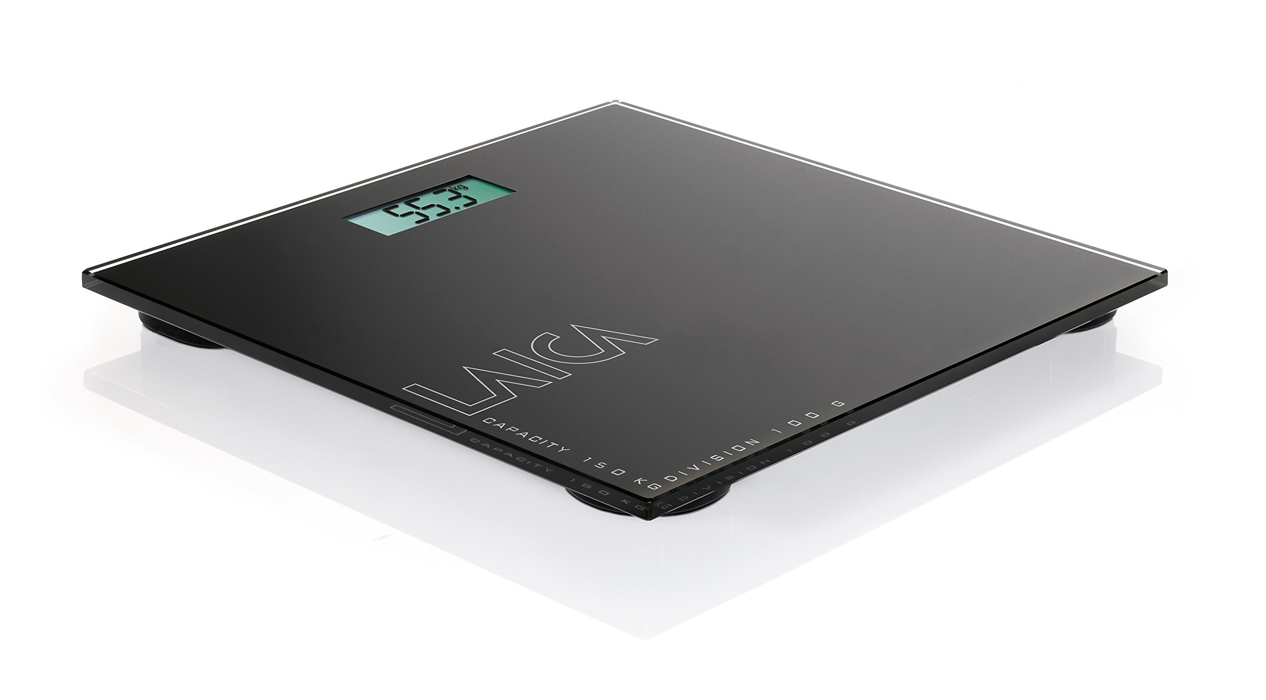Laica PS1016 Elektroniczna waga osobista, 150 kg, Szkło hartowane, Czarny