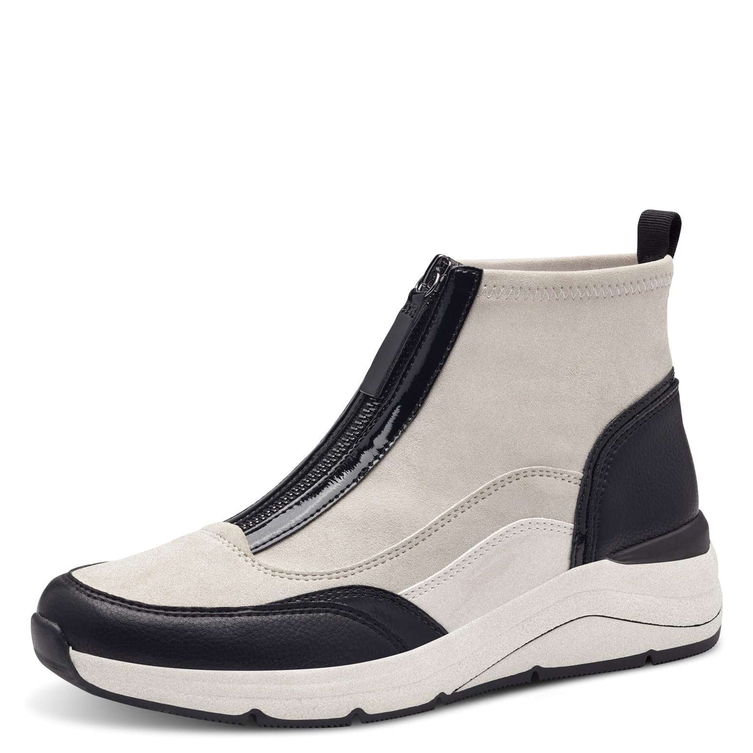 Jana Damen Sneaker hoch mit Reißverschluss Vegan