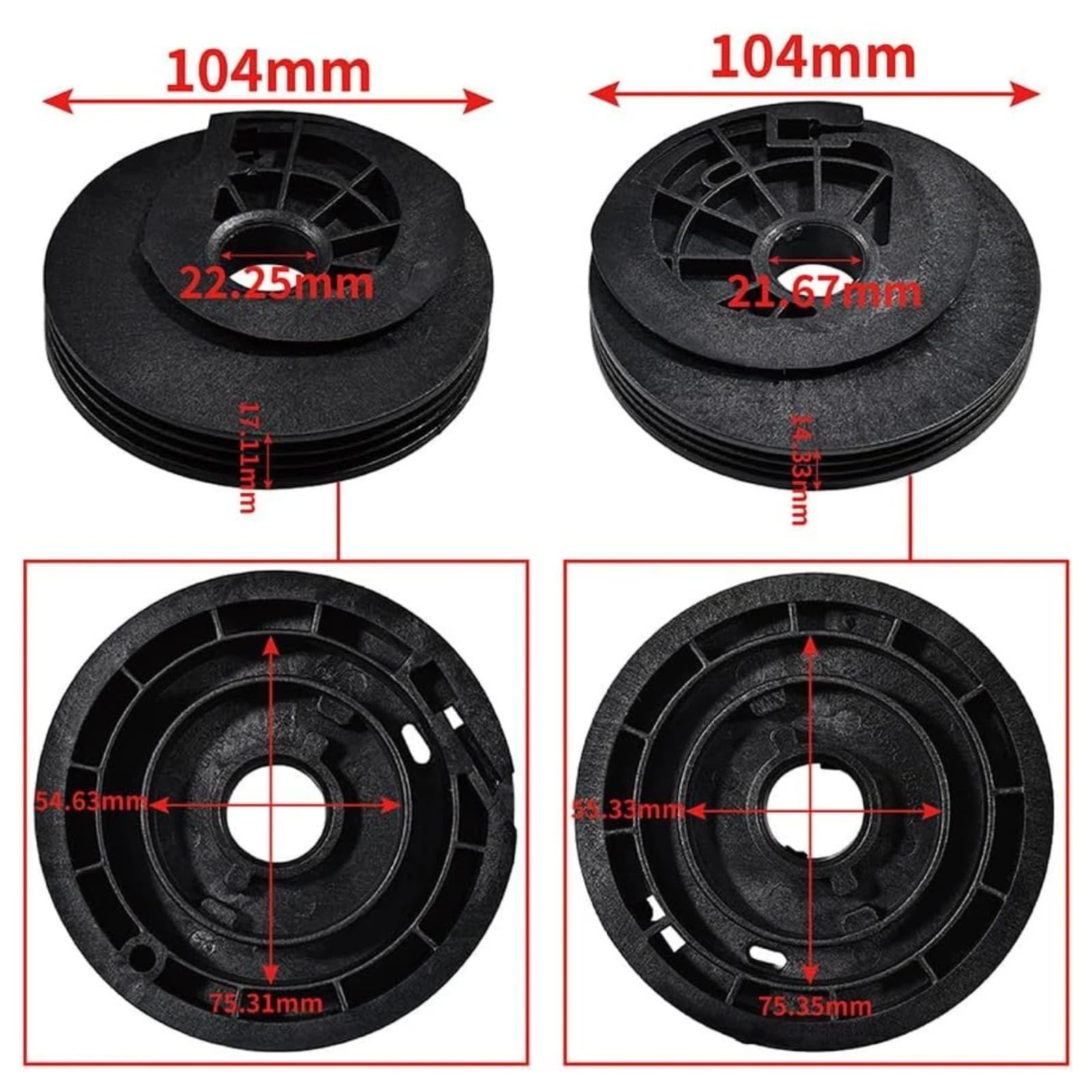 Twowinds Kit porte coulissante électrique A6398200442-11 pièces droite