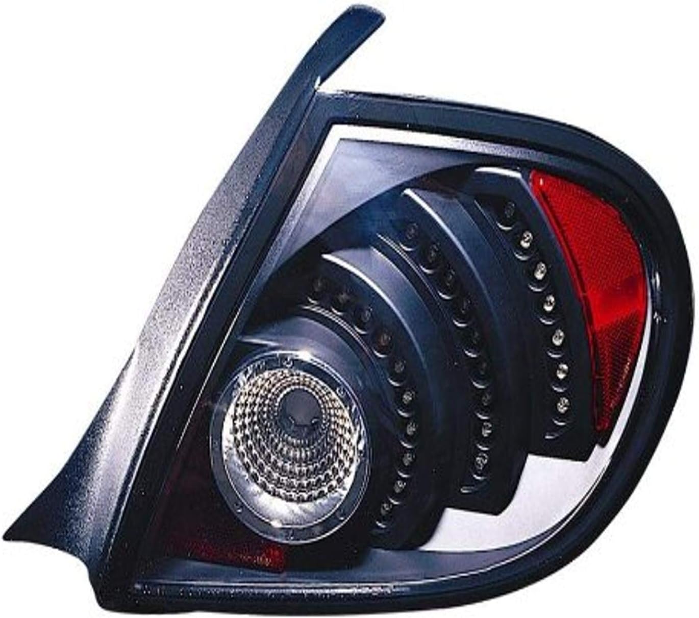 DEPO 334-1911PXUS2 Replacement Tail Light Set (This product is an aftermarket product. It is not created or sold by the OE car company), Black