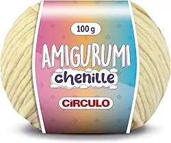 Linha Amigurumi Chenille - Circulo - 100g - 110 metros - 909 TEX (7072-Centeio)