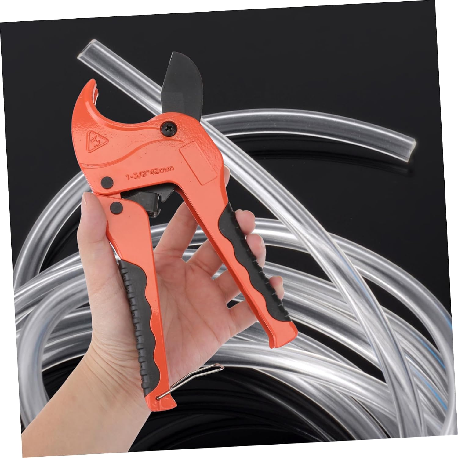 Accurate Stainless Steel Tube Cutter Durable Plastic Pipe Trimmer for Ppr Pvc Compact Manual Cutting Tool for Quick Tube Cutting Heavy-duty Design with High-performance Blade
