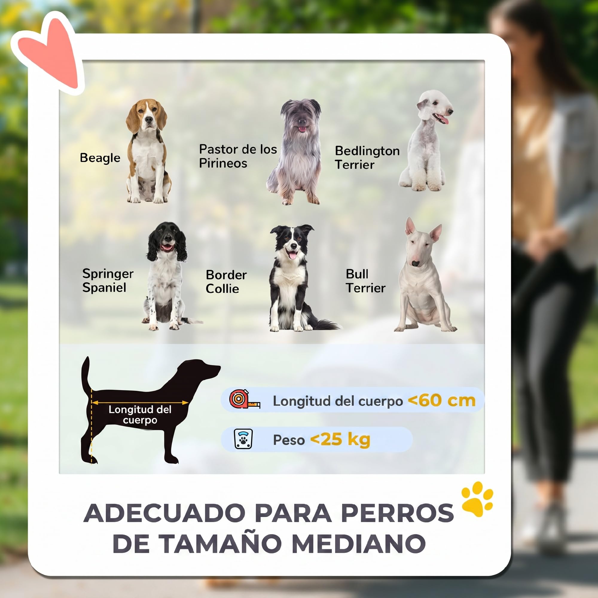 PawHut Carrito para Perros Plegable, Cochecito para Perros Grandes hasta 25 kg con Ruedas Grandes, Correas de Seguridad, Amortiguador, Cojín Lavable, Marco de Acero, Freno, 124x67x100 cm, Gris