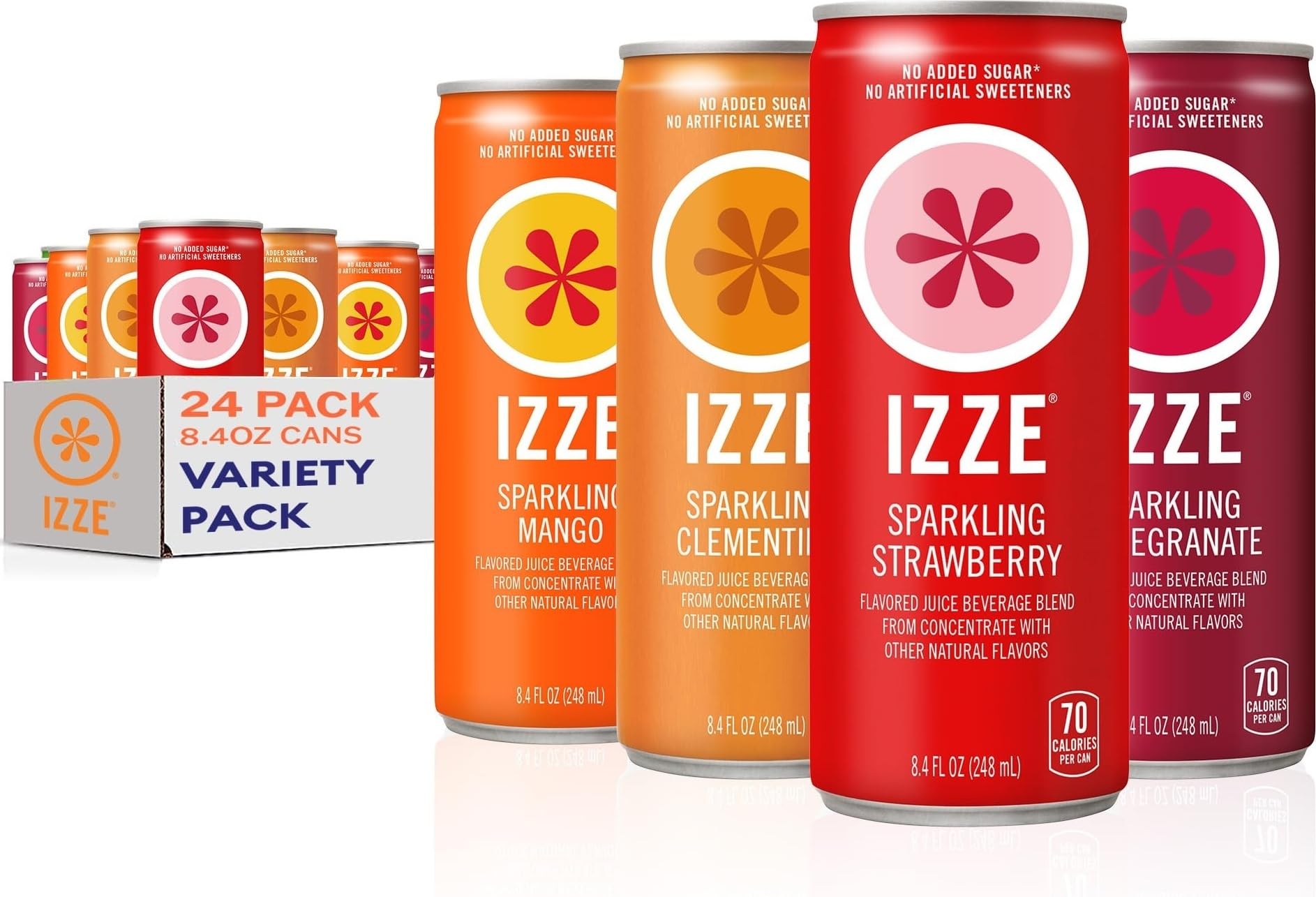 Amazon.com: IZZE Sparkling Water Juice Beverage Blend, Dawn