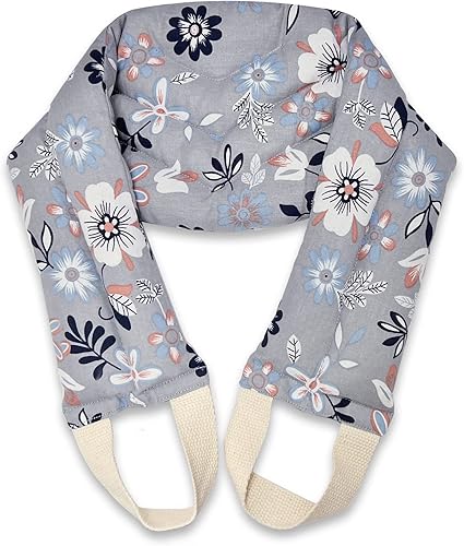 Miniatura 1 de UNCN Almohadilla térmica larga para cuello y hombros para espalda, 31 x 5.9 pulgadas, apto para microondas, paquete de calor húmedo grande, compresa