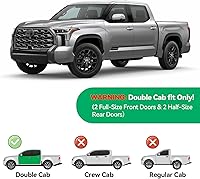 Vista 358 de Visera de ventana para Chevy Silverado 1500/GMC Sierra 1500/Avalanche/Suburban Crew Cab 2007-2013, protectores de lluvia, deflector de ventilación