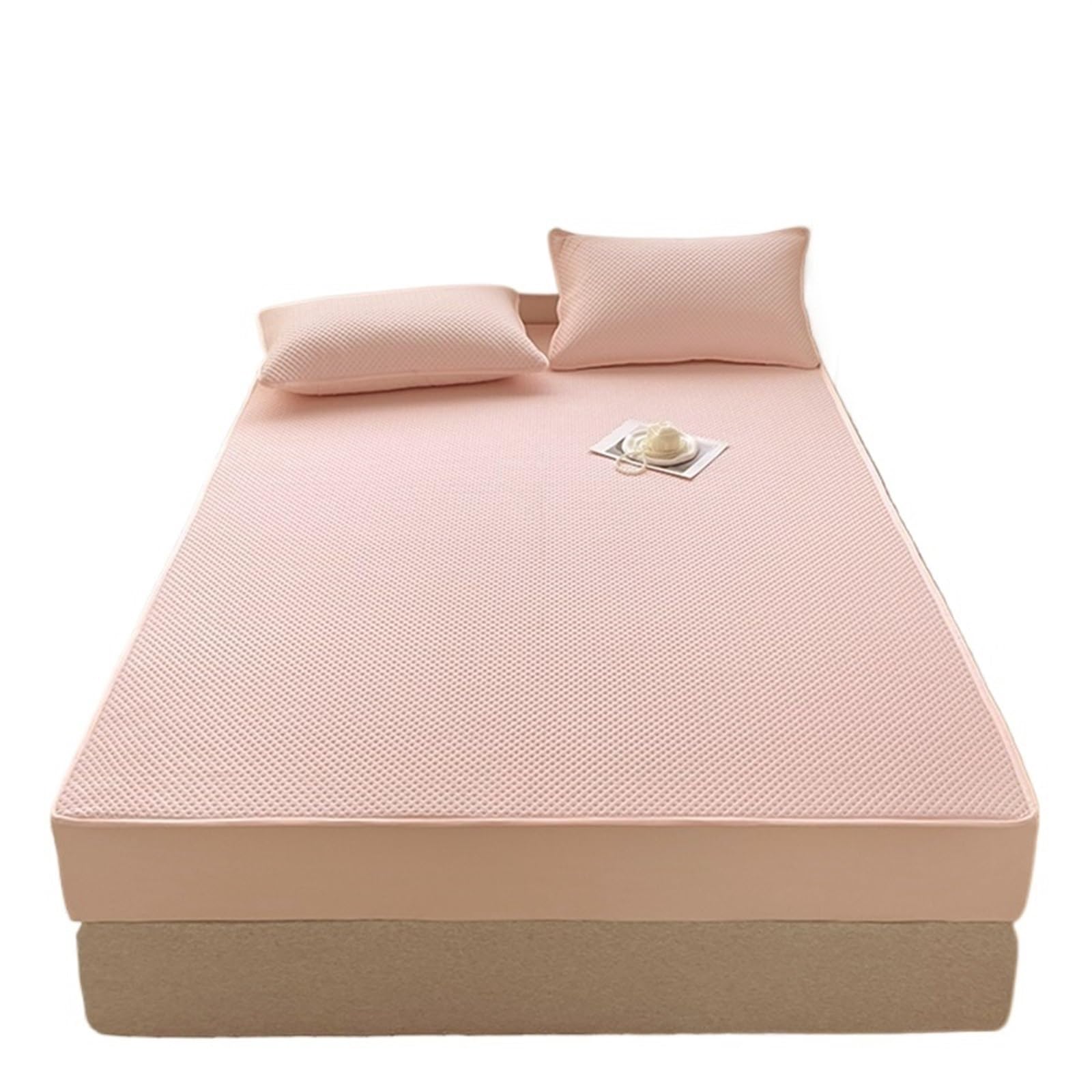Sobrecolchón Acolchado de Microfibra Funda de colchón Impermeable, Protector de Cama Acolchado de algodón, Tejido de Clase, se Adapta a hasta 30 cm de Profundidad(5,105x200x30cm)