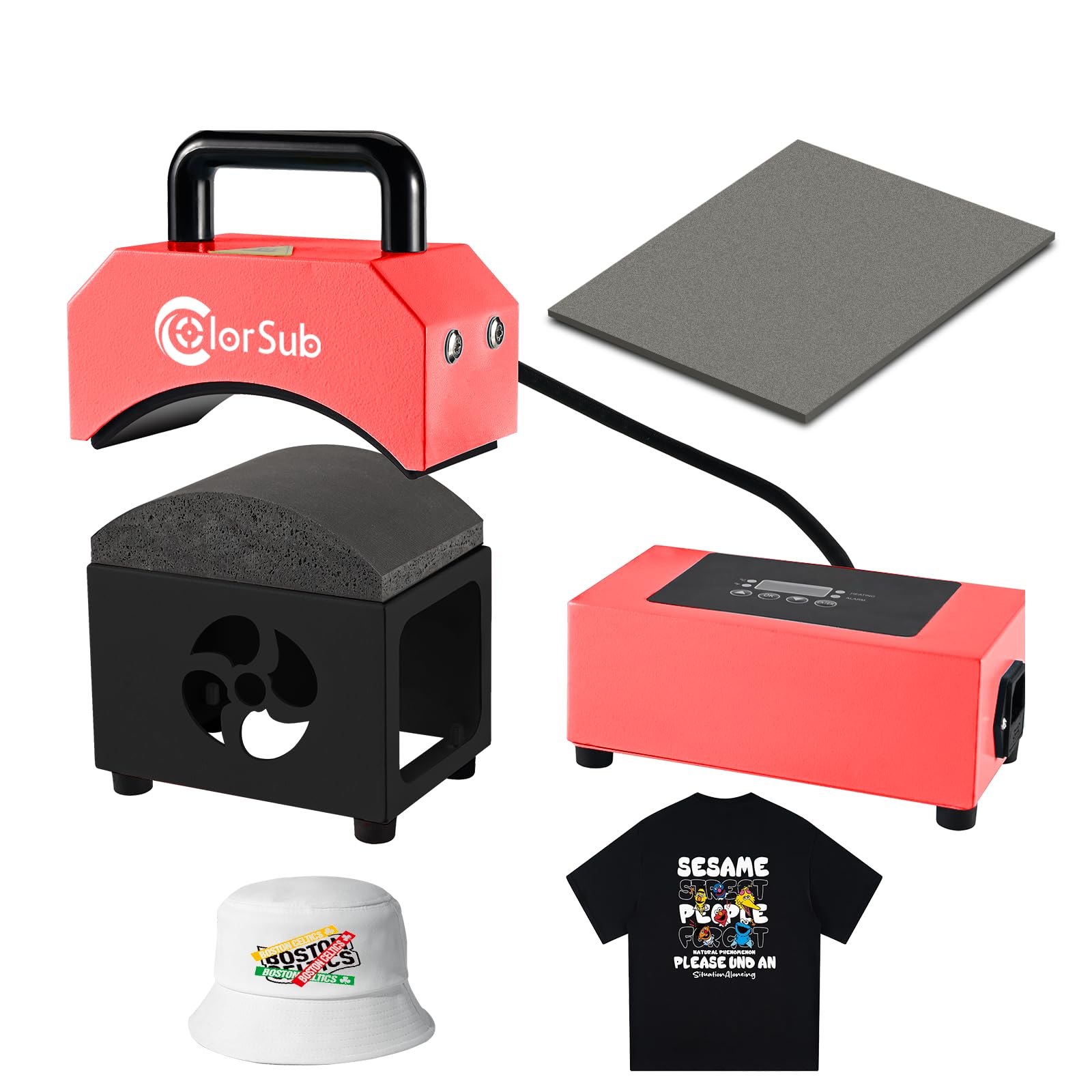 Machine sublimation transfer ColorSub compacte pour personnaliser vos casquettes sans plis