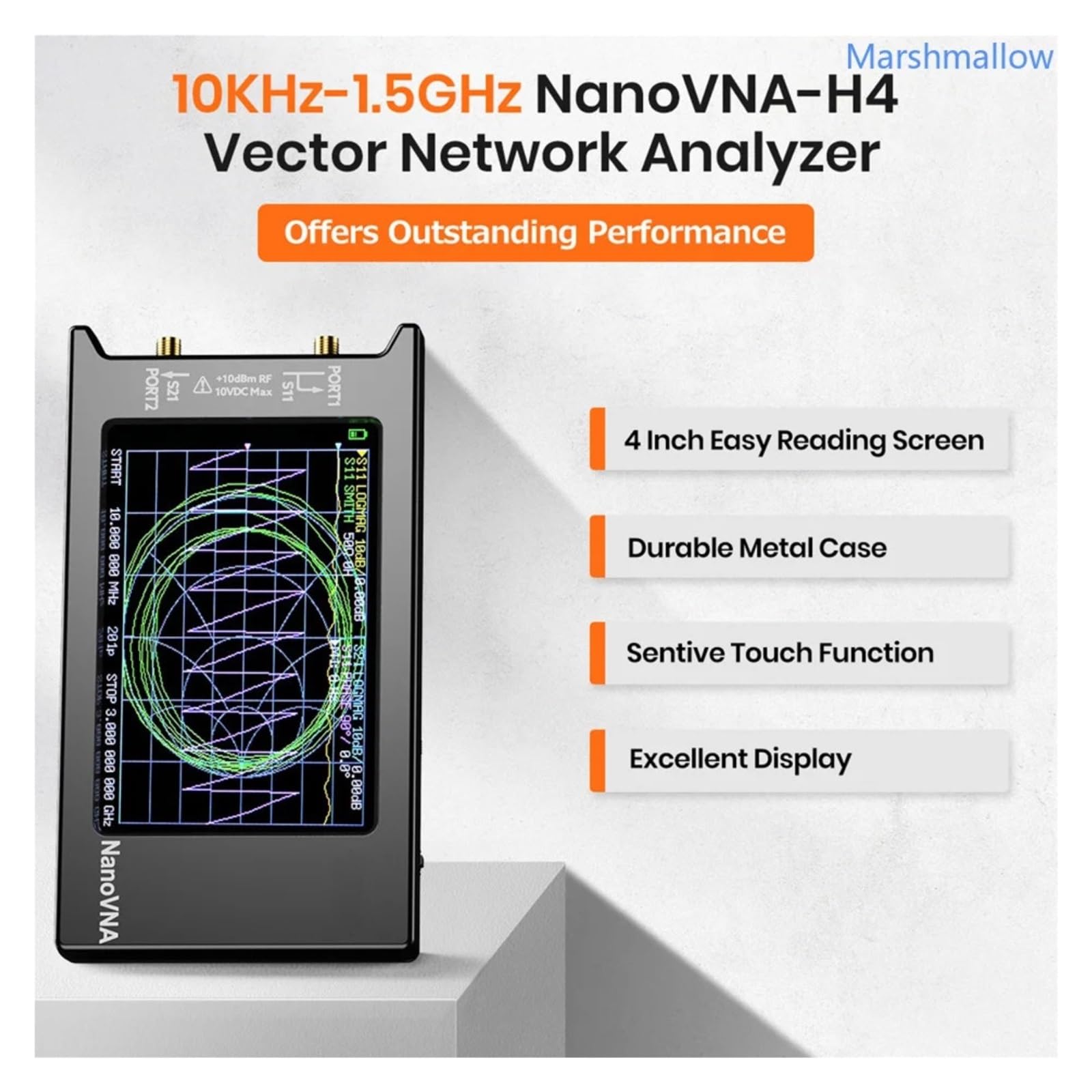 Vektor-Netzwerkanalysator Antennenanalysator-Version Leicht Und Tragbar(4 inch)