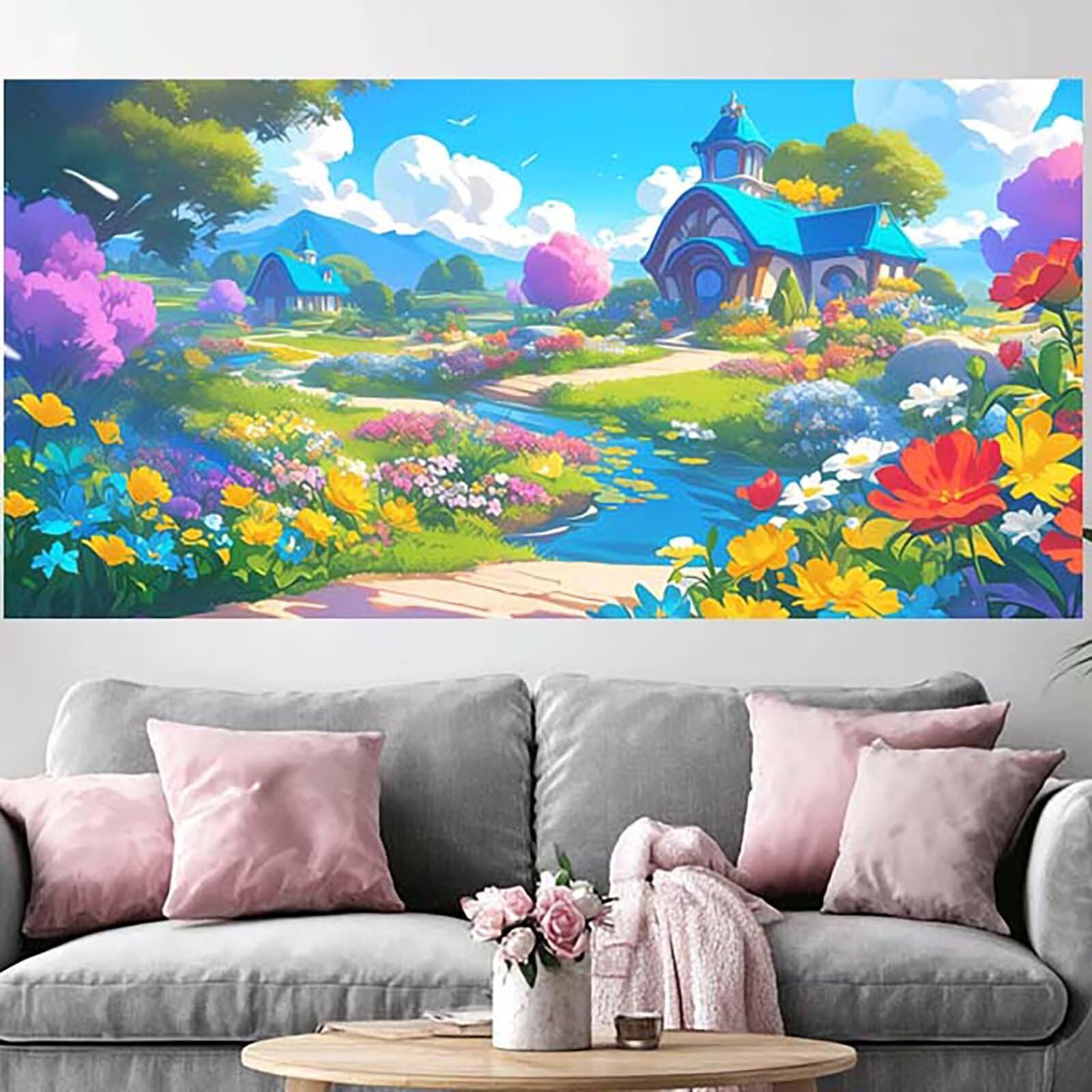 DIY Crystal Art Grand Format Toile Mosaïque Facile Adulte - 8