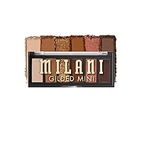 Vista 13 de Milani Mini paleta de sombras de ojos dorada con 6 tonos mate y brillantes, Call Me Old-Fashioned