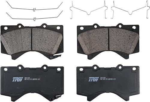 TRW Pro TRC1303 Juego de pastillas de freno de disco para Toyota Tundra 2007-2017, delanteras y otras aplicaciones