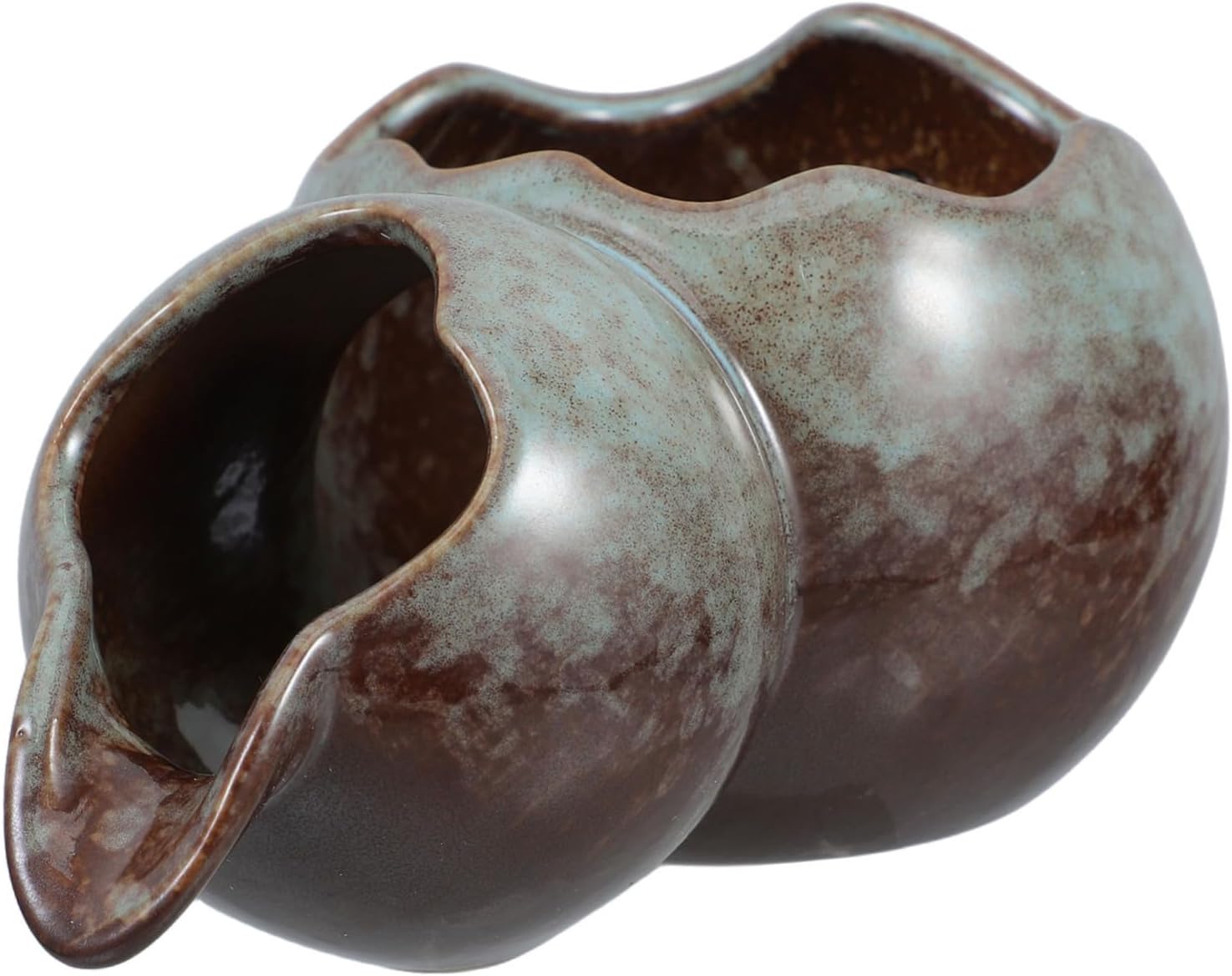 Ceramic Fountain Spitter for Fish Tanks and Ponds Shaped Spout for Continuous Water Flow Decorative Water Feature for Indoor Fountains Gardens and Aquatic Decor