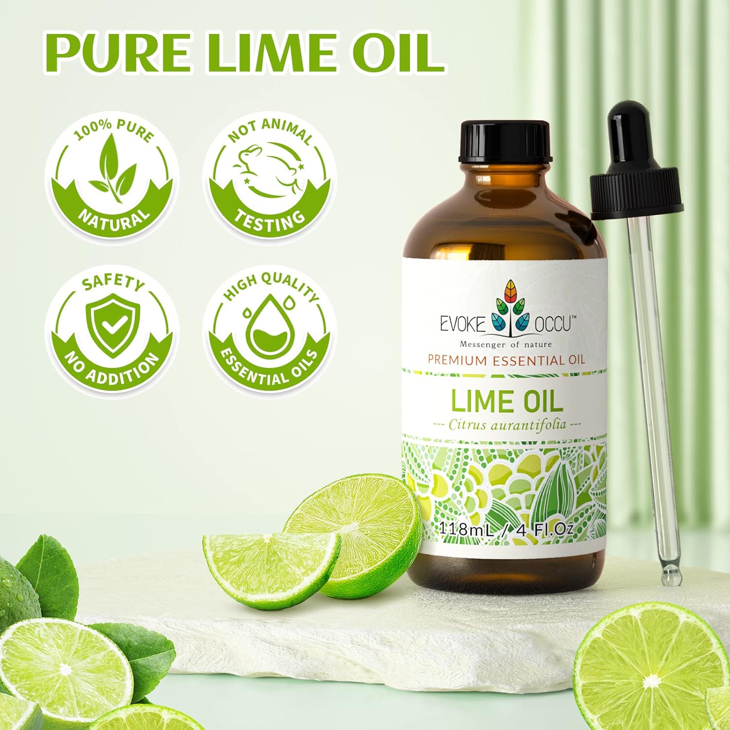 EVOKE OCCU Lemon Essential Oil and Lime Essential Oil - 4 Fl Oz