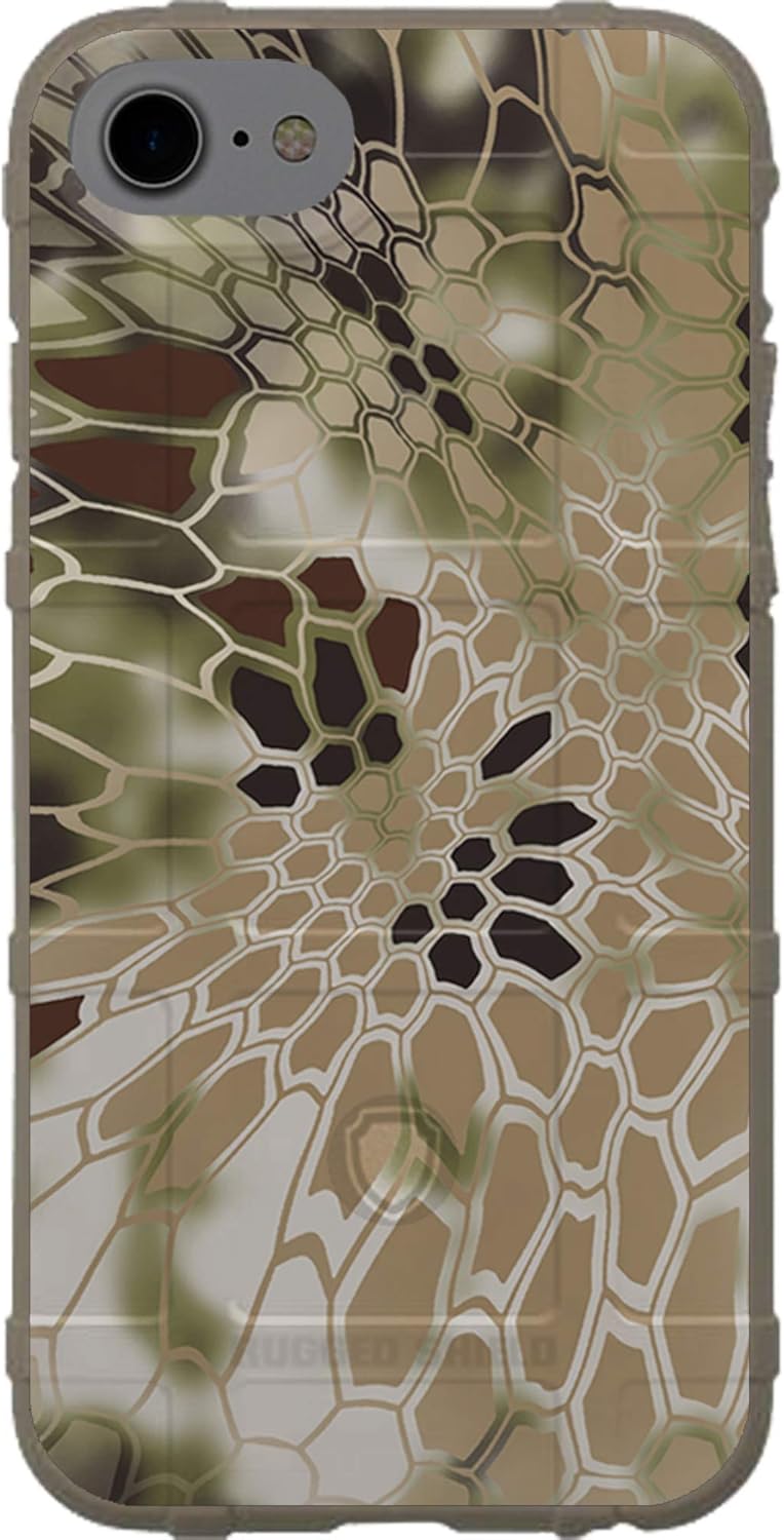 EGO TACTICAL Limited Edition Rugged Shield case Compatible with iPhone 11 Don't Tread on Me Flag on US Camo Flag