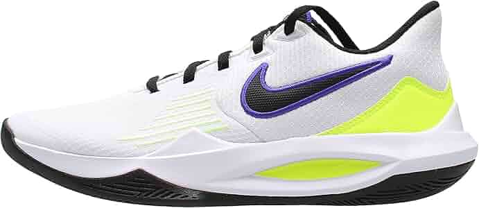 Amazon.co.jp: Nike Precision 5, White/Black-Barely Volt-Volt, 12