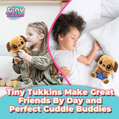 Miniatura 6 de Tiny Tukkins Familia de perros de peluche  4 animales de peluche  El paquete de animales de peluche para perros incluye mamá, papá y 2 bebés  Juego
