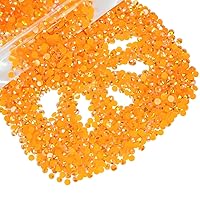 Vista 48 de 8000 diamantes de imitación transparentes de resina AB de 0.118 pulgadas para manualidades de diamantes de imitación de gelatina AB de parte trasera