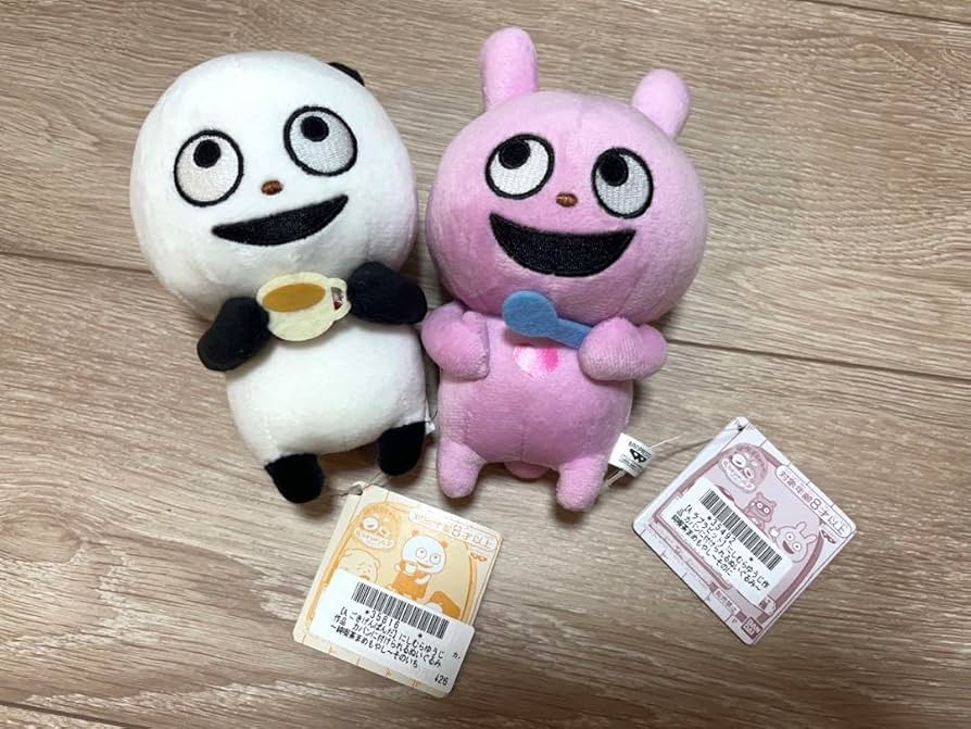 希少 美品 ごきげんぱんだ カバンに付けられるぬいぐるみ マスコット にしむらゆうじ作品 カバンに付けられるぱわあぷぷぬいぐるみ