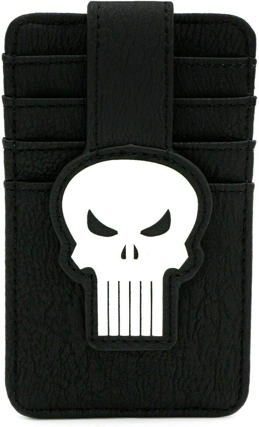 Loungefly Punisher Card Holder Wallet faux leather MVWA0101