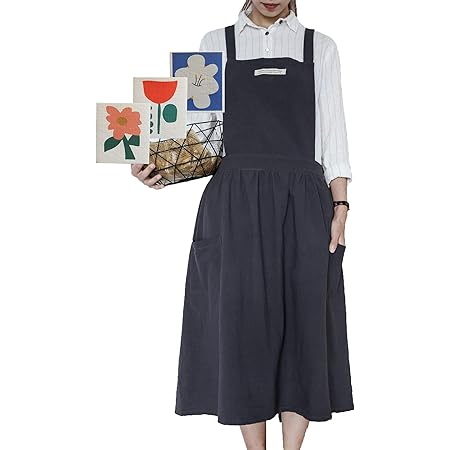 Amazon エプロン おしゃれ エプロン 女性用 ちょっとそこまで エプロン エプロン おしりが隠れる Apron 可愛いエプロン 保育士 エプロン 保育士エプロン エプロン 保育士 おしゃれエプロリネン エプロン首掛け 綿100 エプロン 紙エプロン 黒 エプロン大きいサイズ