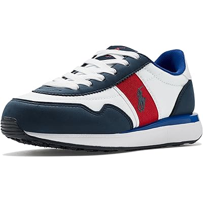 Polo Ralph Lauren Kids Train 89 Sport II (Little Kid/Big Kid) white/navy