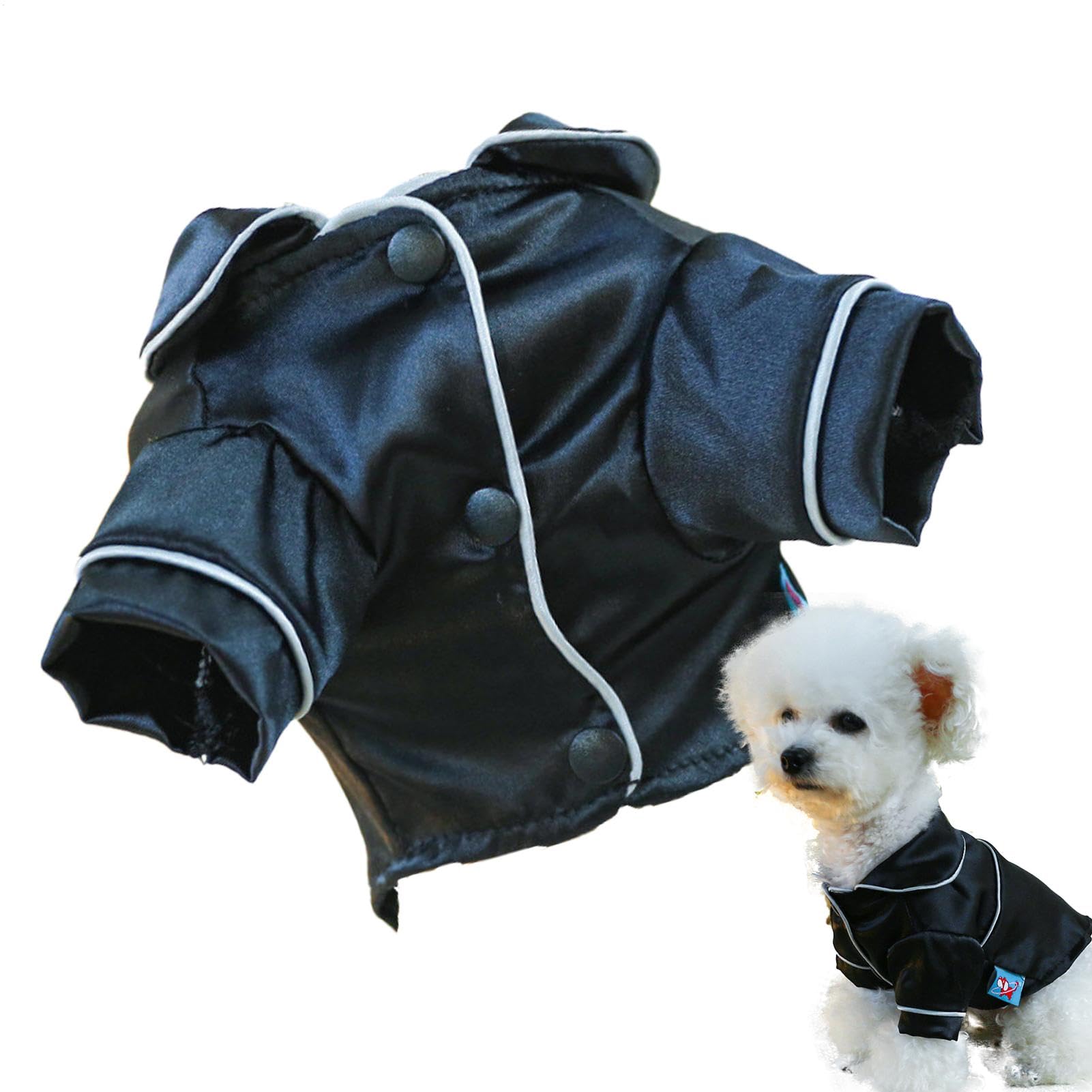 Hogvinnatil Dog Pajamas Clothes for Small Dogs | Soft Loungewear Puppy Clothes - Comfortable Breathable Two-Legged Outfit for Dogs and Cats Pyjamas for Small Dogs and Cats